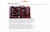 Bookcase - Amazon S3 · rearrange the furniture or if you're moving to a new house. Because of this, modular furniture units that combine ... Get Instant Access to Over 16,000 Woodworking