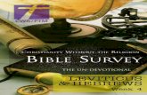C W R BIBLE SURVEY - Christianity Without the Religion ... · Hebrews 12:22-24 Brings life. Perfectly fulfilled by Christ. Hebrews 7:26-28 Blood of Christ Christ atoned for sins once