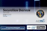 SecureView Overview Click to Edit Master Title Style · 2019-08-12 · Click to Edit Master Title Style Click to Edit Master Subtitle Style Air Force Research Laboratory AFRL/RIEB
