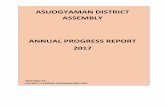 ASUOGYAMAN DISTRICT ASSEMBLY ANNUAL PROGRESS … · BECE -Basic Education Certificate Examination CBO -Community Based Organization DACF -District Assembly Common Fund DAs -District