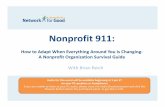 Nonprofit 911 · Introduction Knocking the Meteorite Off Its Course Chapter 1 Starting the Shift and Reset Process Chapter 2 Embracing a New Approach: Mission and Measurement Chapter