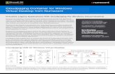 Cloudpaging Container for Windows Virtual Desktop …...2020/05/31  · Cloudpaging ensures seamless migration of applications and applica-tion data to Windows Virtual Desktop with