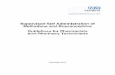 Supervised Self Administration of Methadone and Buprenorphine … · 2014-04-01 · The Role of the Pharmacy ... Thus the Clinical Guidelines believe it to be ‘an important part
