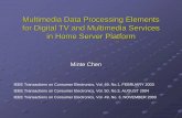 Multimedia Data Processing Elements for Digital TV and ...web.engr.oregonstate.edu › ~thinhq › teaching › ece599 › Digital_TV.pdfMultimedia Codec Module D-TV receiver can send