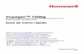 Voyager™ 1200g - Honeywell Productivity and Workflow ...€¦ · Voyager™ 1200g Escáner láser de línea única Guía de inicio rápido VG1200-ES-QS Rev A 1/11 Aller à pour