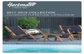 2017-2018 COLLECTION OutdOOr Furniture …...Premium range hArT-wood Hart-WOOd setting aLumINIum framE, HarT-WOOD , umbrELLa HOLES L33 W56 H87 Hart-WOOd CHair 2008.2220 92.2x90 dining