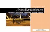Recording Studios on Nashville’s Music Row...Briggs was an original member of the famous Muscle Shoals Rhythm Section. When he came to Nashville in the early 1960s to pursue a career