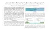 Design of an Agricultural Runoff Monitoring and Reward ......Research has shown that much of the excess nutrients entering the Chesapeake Bay are from agricultural runoff. ... proportionality