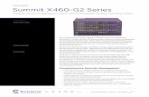 DATA SHEET Summit X460-G2 Series - IT-Union · With SummitStack-V160, the Summit X460-G2 provides a flexible stacking solution inside the data center or central office to create a