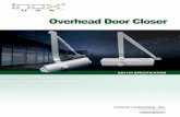 EN1154 SPECIFICATION · of closer from door, which provides greater safety, smoother operation and more appealing aesthetics. - Door Hold-Open Hold-Open arm allows door to be held