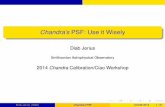 Chandra's PSF: Use it Wisely › ciao › workshop › nov14 › 02-Jerius.pdf · All you need to know Outline 1 All you need to know 2 The Hardware Wolter–I Optics Energy Response