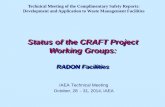 Status of the CRAFT Project Working Groups Documents/2014 Technical... · NP-055-14 Near-surface disposal of radioactive waste. Safety requirements. NP-069-14 Collection, treatment,