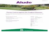 Proven Control Against the Toughest Diseases. · Proven Control Against the Toughest Diseases. As a systemic fungicide, Alude™ provides effective control of various plant diseases