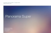 Panorama Super Compact Investment Options Booklet · Panorama Super provides a range of diversified managed, sector-specific managed and sector-specific direct investment strategies