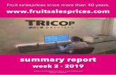 Week 3 summary - storage.googleapis.com€¦ · Mentioned weights and prices are always indicative. 1 / 3 summary report week 2 - 2019 website: • e-mail: info@tricop.nl All prices