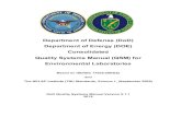 Department of Defense (DoD) Department of Energy …...Department of Defense (DoD) Department of Energy (DOE) Consolidated Quality Systems Manual (QSM) for Environmental Laboratories