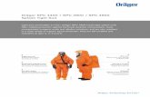 Dräger SPC 4400 / SPC 4800 / SPC 4900 Splash Tight Suit › Products › Content › spc-4400... · 3 The SPC 4400 (CPM) is designed for single use only. Ordering Information Suit