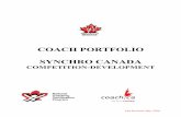 COACH PORTFOLIO SYNCHRO CANADA 0 Coach Portfolio(J… · Coach Portfolio Document Last Revised: July, 2016 Synchro & Canada CAC Page 5 Multi-Sport Modules Prior to the submission