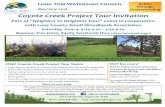 Through May/June 2016 Understanding Coyote Creek Project ... › wp-content › uploads › 2012 › 05 › ltwcnew_May-2016.pdfTour Project to Improve Oak Savanna and Streamside Habitat