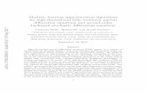 Machine learning approximation algorithms for high ...Machine learning approximation algorithms for high-dimensional fully nonlinear partial di erential equations and second-order