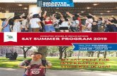 COGITO WORLD EDUCATION SAT SUMMER PROGRAM 2019 · COGITO SUMMER PROGRAM INCLUDES: Lectures and Workshops Our students attend: • Lectures by Harvard and MIT professors • Workshops