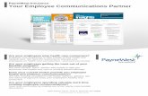 PayneWest Insurance Your Employee Communications Partnerpaynewest.com › ...Communications-Service-Portfolio.pdf · communications will save. • Present your communications plan
