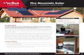 Case Study: Fire Mountain Solar - OutBack Power Incoutbackpower.com › downloads › case_studies › pdf › fire... · Grid/Hybrid solar power and 14 years’ experience with off-grid
