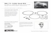 RK 11-1404 Seal Kit - marineengineparts.com 11-1404.pdfRK 11-1404 Seal Kit For 900 or 1000 FE, FF, FG, FH and MA Series Fuel Filter/Water Separators Instruction Part Number 11-1405
