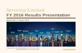 Servcorp Limited › media › 3941 › full-year-results... · 2016-08-18 · FY 2016 Results Presentation. Servcorp Limited. Wednesday 17 August 2016. 1. Presented by: Mr Alf Moufarrige,Chief