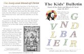 The Kids' Bulletin | A fun way for Catholic kids to learn ... · aulA1"1 uo ovznd 0) The Kids' Bulletin Feast of the Body and Blood of Christ 4 I am the which came down from Heaven.