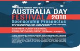 AUSTRALIA DAY FESTIVAL 2018 - Georges River …...Ceremony, Australia Day Ambassador visit, a huge line-up of performers on stage, food, activity and market stalls, amusement rides