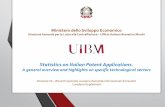 Statistics on Italian Patent Applications.€¦ · Direzione Generale per la Lotta alla Contraffazione – Ufficio Italiano Brevetti e Marchi Statistics on Italian Patent Applications.