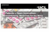 Patents v Open Innovation · 2019-11-28 · Pharma Patents and Open Innovation Dr. Galit Gonen-Cohen, Head of Intellectual Property, Novartis Pharma UCL, Institute of Brand and Innovation