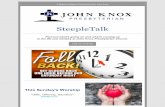 SteepleTalk - John Knox › assets › jkpc_files › pdfs › Steepletalk 11.2.17.pdfElizabeth Martin 3 Years John Bird 2 Years Gordon Turnbull 2 Years CLERK’S REPORT The Session