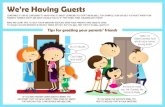 We’re Having Guests - My Wonder Studio...We’re Having Guests Sometimes it can be confusing to know how to greet someone you don’t know well. For example, how should you react