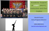 Academic Support of JROTC Instructors and their JSOCC Ed Brief - Harold Tucker.pdf Basic Leadership Experiences (Jr Yr) (LET 3) 3 credits American Defense Policies and Leadership (Sr