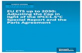 EU ETS up to 2030: Adjusting the Cap in light of the IPCC1 ... · 07/2020 Ressortforschungsplan des Bundesministeriums für Umwelt, Naturschutz und nukleare Sicherheit . Project No.