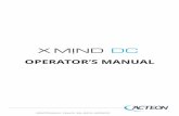 OPERATOR S MANUAL - Acteon · radiography. The “x-mind dc” is an X-ray generator for dental intra-oral X-ray imaging, particularly, “x-mind dc” is an extra-oral source of