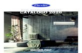 AIRE ACONDICIONADO CATÁLOGO 2020 …de la línea Residencial, Multisplit y Light Commercial de este catálogo, por 2 años (24 meses) y el compresor Inverter por un total de 5 años