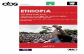 OMCT Ethiopia briefing Print vesion · 2019-04-19 · of the new text and assessing its potential impact on CSOs’ work in Ethiopia. After briefly analysing the political context