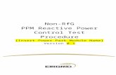 IPP Test Procedure Version History - EirGrid · Web viewReactive Power control (Q) set-point or Voltage Regulation (kV) S et-Point shall be implemented by the Controllable PPM within