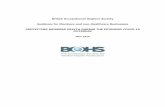 Occupational Hygiene Report€¦ · This document has been produced by the BOHS Working Group on Return to Work Issues in the Context of the COVID-19 epidemic. The aims of the document