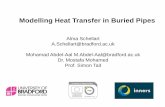 Modelling Heat Transfer in Buried Pipeshikom.grf.bg.ac.rs/stari-sajt/9UDM/Presentations/196_PPT.pdf · •Heat transfer in ground loops was modelled in literature • TEMPEST Model