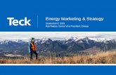 Energy Marketing & Strategy - Teck Resources...2015/09/08  · August 2015 Source: EIA Short -Term Energy Outlook, July 2015 Forecast-3 0 3 6 82 86 90 94 98 102 2010-Q1 2011-Q1 2012-Q1