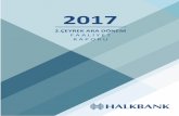 T. Halk Bankası A.Ş. 2017 Yılı 2. Çeyrek Ara Dönem Faaliyet Raporumediaservice.halkbank.com.tr/media/document/Halkbank/... · 2019-03-05 · T. Halk Bankası A.. 2017 Yılı