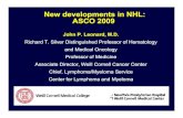 New developments in NHL: ASCO 2009ASCO 2009 · Non-Hodgkin Lymphoma −Upfront DLBCLUpfront DLBCL ... autotransplantation in patients with poor risk DLBCL NHL : LNH 2003DLBCL NHL