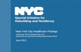 Special Initiative for Rebuilding and Resiliency€¦ · And delivered 250+ recommendations in “A Stronger, More Resilient New York” which was announced on June 11 Mayoral Special