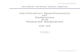 Certification Specifications for Sailplanes and …...Annex to ED Decision 2009/009/R European Aviation Safety Agency Certification Specifications for Sailplanes and Powered Sailplanes