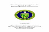 Enterprise Assessments Review of the Savannah River Site … · 2015-11-16 · (DOE-SR) provide Federal oversight of most of the SRS emergency management program, with the National