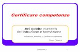 Certificare competenze - Dirscuola · 2019-11-11 · 9 Sistema nazionale di certificazione delle competenze gli standard degli attestati e dei certificati, in modo che essi siano
